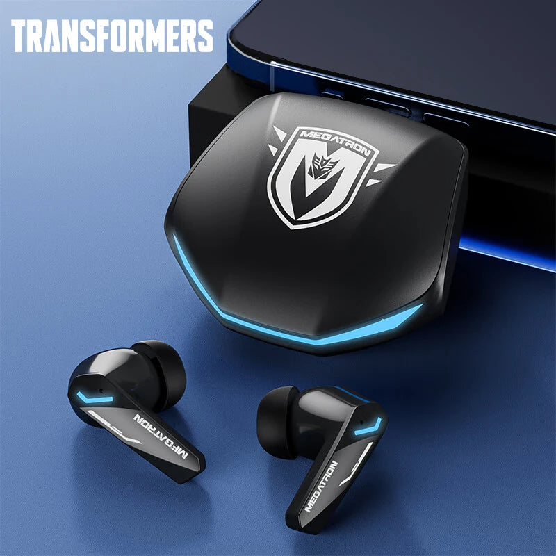 TRANSFORMERS TF-T10 Bluetooth 5.4 Earphones - Bulk Wholesale Wireless Low Latency Gaming Earbuds with Mic - Premium earphones from Lizard Vigilante - Just $20.99! Shop now at Lizard Vigilante