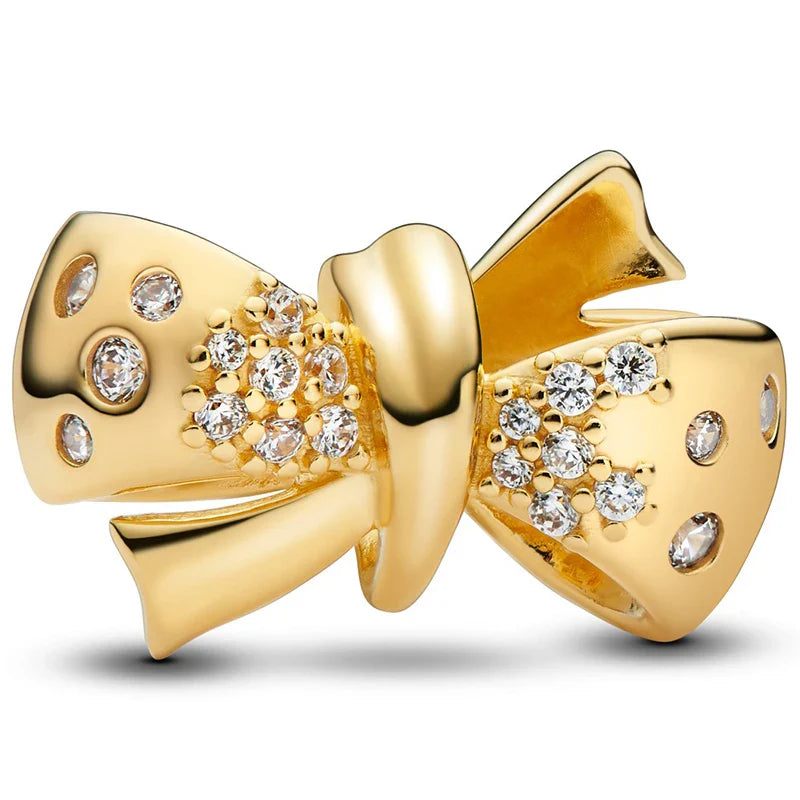 925 Silver Valentine's Day Snake Year Series Pendant Suitable for 925 Sterling Silver Original Women's Bracelet DIY Jewelry Gift