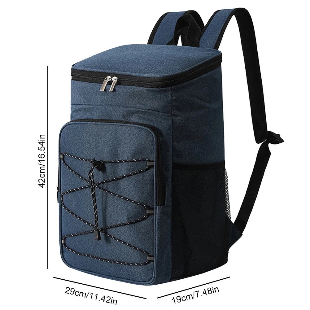 Ultimate 23L Insulated Cooler Backpack – Leak-Proof Thermal Party Bag for Camping, Picnics, and Outdoor Adventures - Premium cooler from DS - Just $38.88! Shop now at Lizard Vigilante