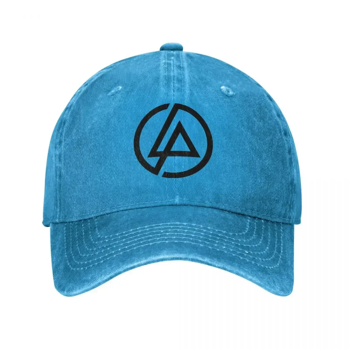 Linkin Park "Meteora & Minutes to Midnight" Distressed Baseball Cap – Adjustable Snapback Hat for Men & Women - Premium baseball cap from Lizard Vigilante - Just $26.88! Shop now at Lizard Vigilante