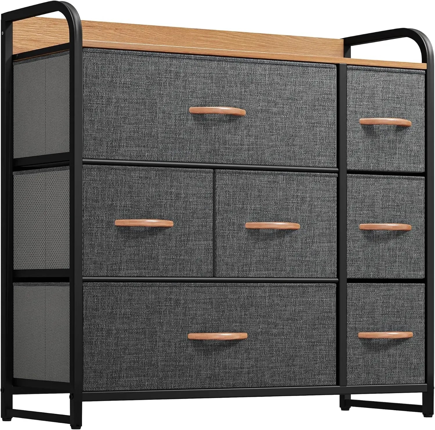 Drawer Fabric Storage Tower Organizer Unit Multicolor Bedroom Living Room Hallway Closets Steel Frame - Premium  from Lizard Vigilante - Just $89.99! Shop now at Lizard Vigilante