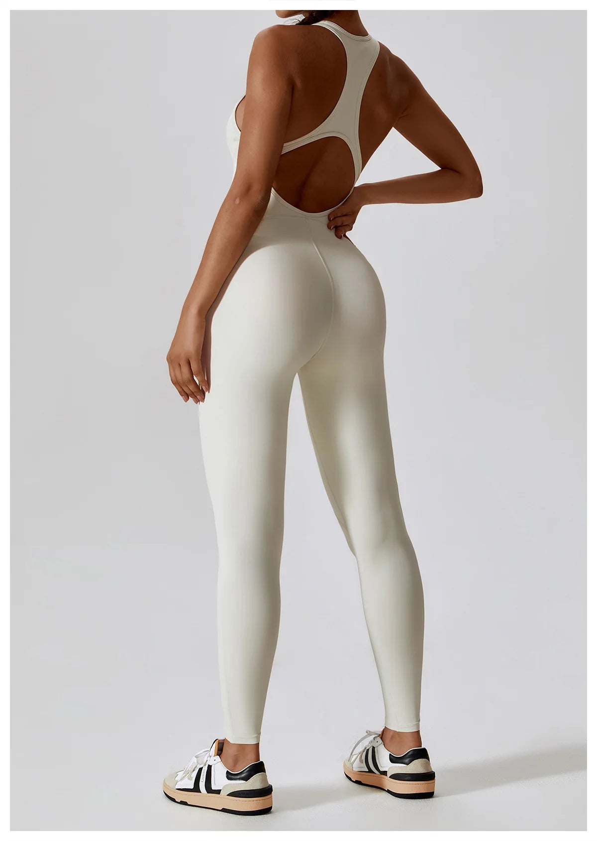 Seamless Yoga Jumpsuit - All-in-One Workout Outfit for Women - Premium bodysuit from Lizard Vigilante - Just $38.88! Shop now at Lizard Vigilante