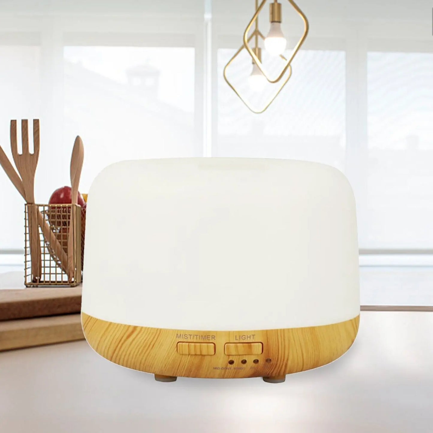 Aroma Diffuser, 300ml Aromatherapy Oil Diffuser with 7-Color Light, Timer-Adjustable Fog Mode Setting 300ML humidifier