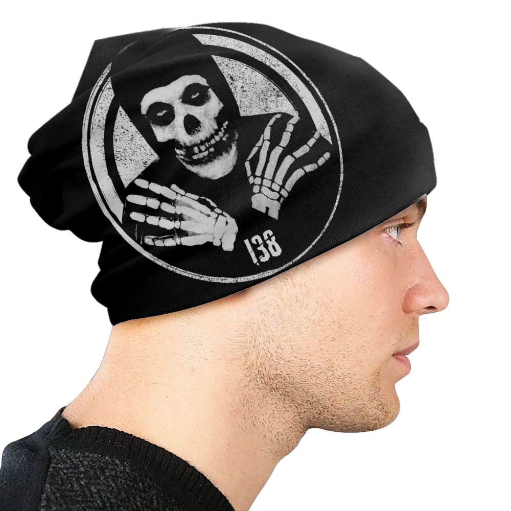 Misfits Horror Punk Rock Knit Beanie – Unisex Winter Skull Cap for Men & Women - Premium beanie from dsers - Just $19.99! Shop now at Lizard Vigilante