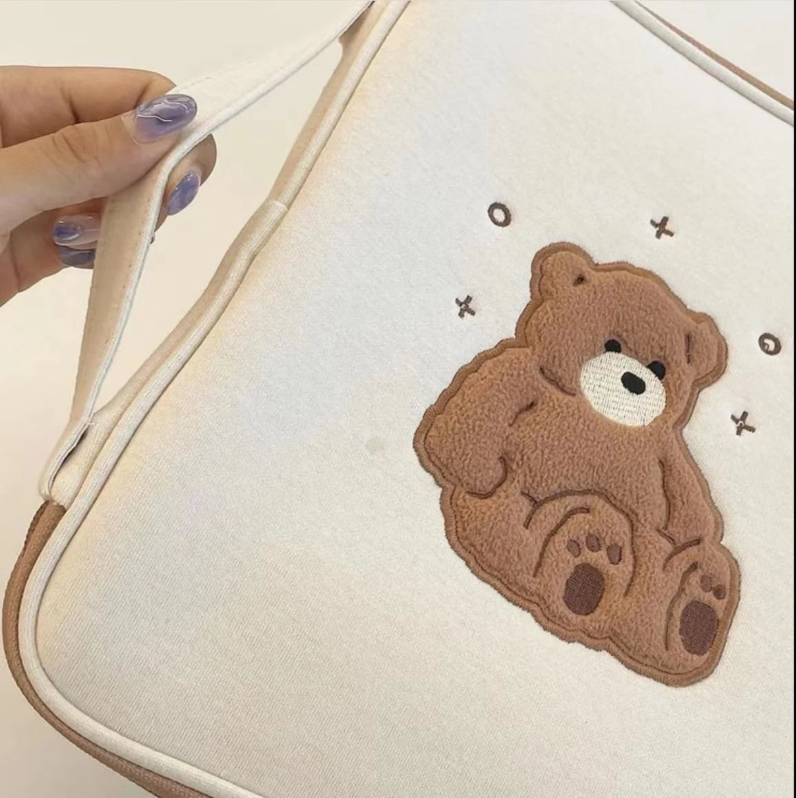 Cute Teddy Bear Laptop Sleeve 11 12 13.6 14 Inch Cover for 2022 Macbook Air 13 Ipad Pro 10.5 11 12.9 Air 1 2 3 4 Asus Tablet Inner Case Bag - Premium computer bag from Lizard Vigilante - Just $25.99! Shop now at Lizard Vigilante