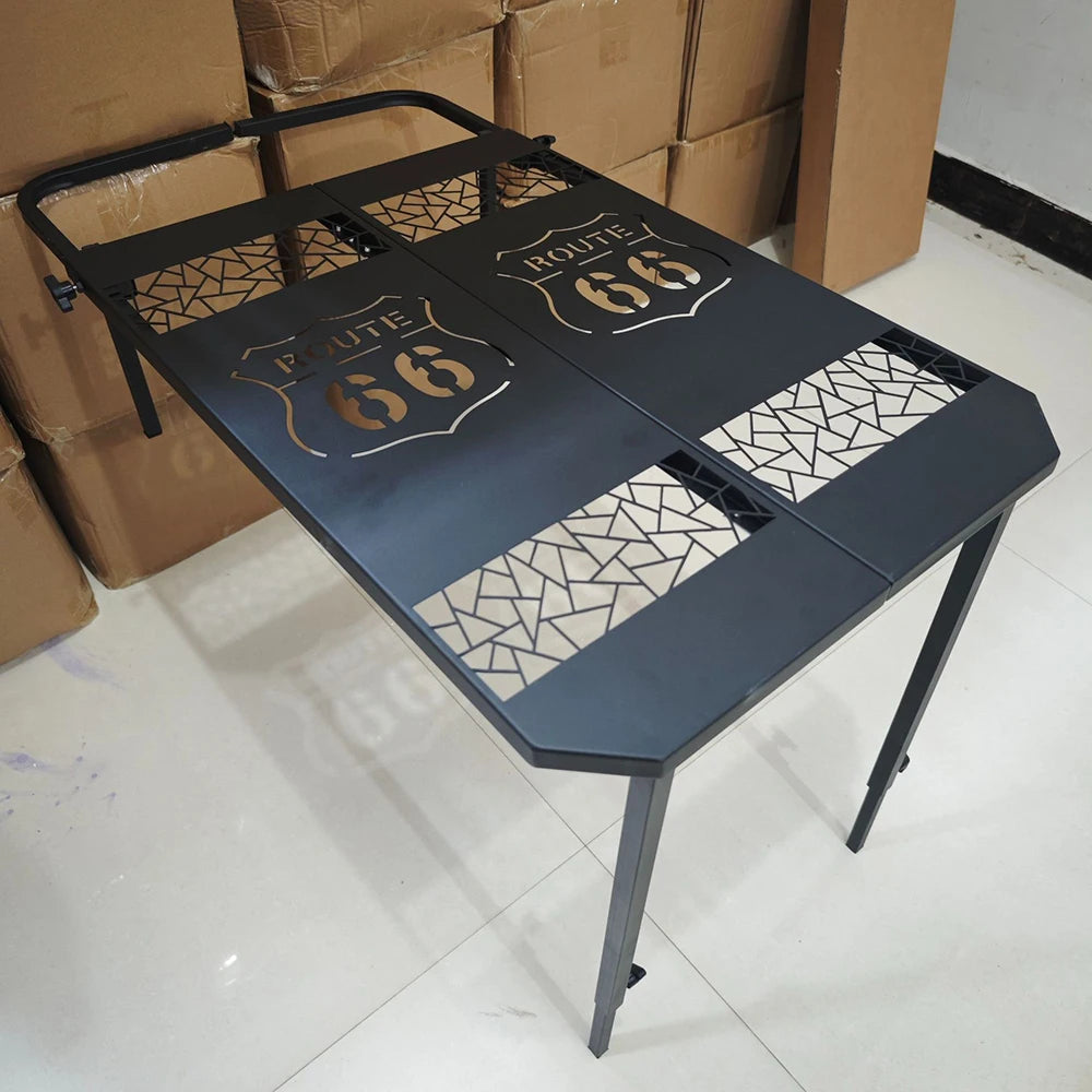 Overdrive Tire-Mount Camping Table — Portable Wheel Desk for Campers, Overlanders & Road Rebels