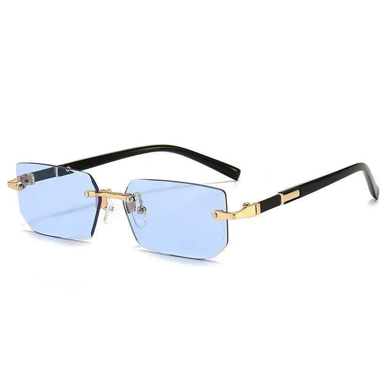 ERIKOLE Square Shades:  Digital Apocalypse Protection – Rimless Blue Light Blocking Sunglasses - Premium shades from dsers - Just $8.99! Shop now at Lizard Vigilante