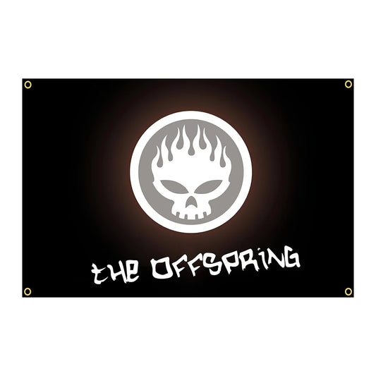 The Offspring Punk Rock Music Flag – 90x150cm Polyester Tapestry Banner for Interior Decoration - Premium flag from Lizard Vigilante - Just $17.99! Shop now at Lizard Vigilante