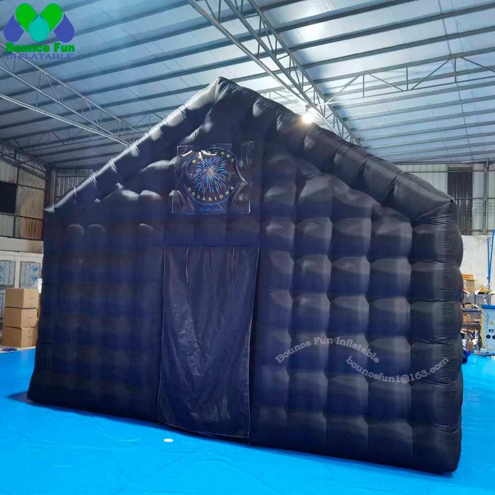 Commercial Black Portable Inflatable Nightclub Tent Cube – VIP Lounge, Wedding Marquee, Disco Tent for Parties and Events - Premium cube tent from Lizard Vigilante - Just $1931.99! Shop now at Lizard Vigilante