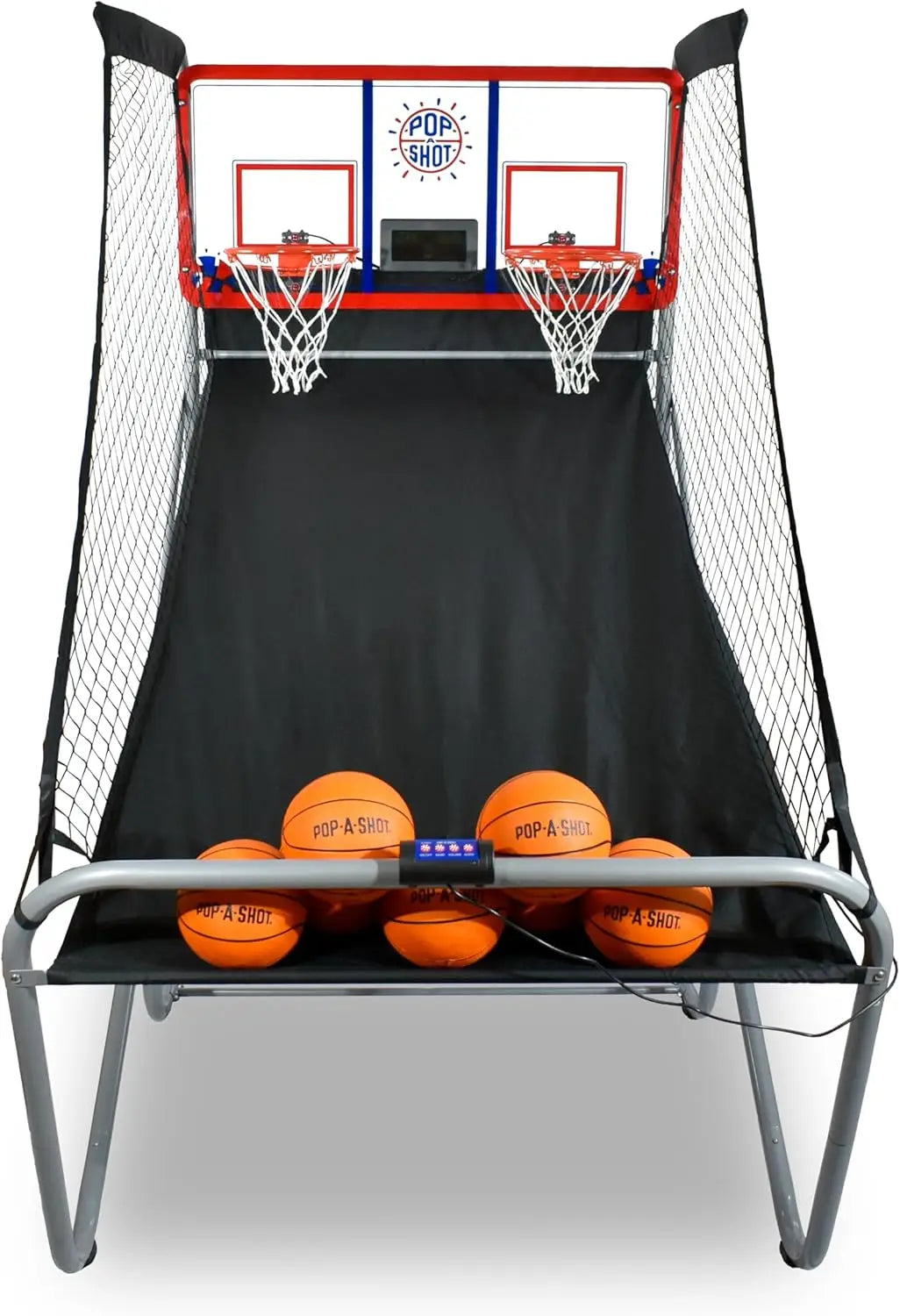 Pop-A-Shot Indoor/Outdoor Dual Shot Arcade Basketball Game – 16 Game Modes, Sensor Scoring, 7 Balls, Foldable, Water-Resistant, UV Coated - Premium arcade game from Lizard Vigilante - Just $399.88! Shop now at Lizard Vigilante