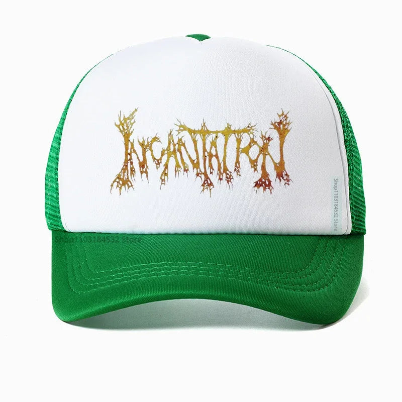 Incantation Death Metal Immolation Mayhem Watain Blood Baseball Cap - Unisex Metal Band Snapback Hat, Adjustable Rock Hat for Men & Women - Premium Hats from Lizard Vigilante - Just $23.88! Shop now at Lizard Vigilante