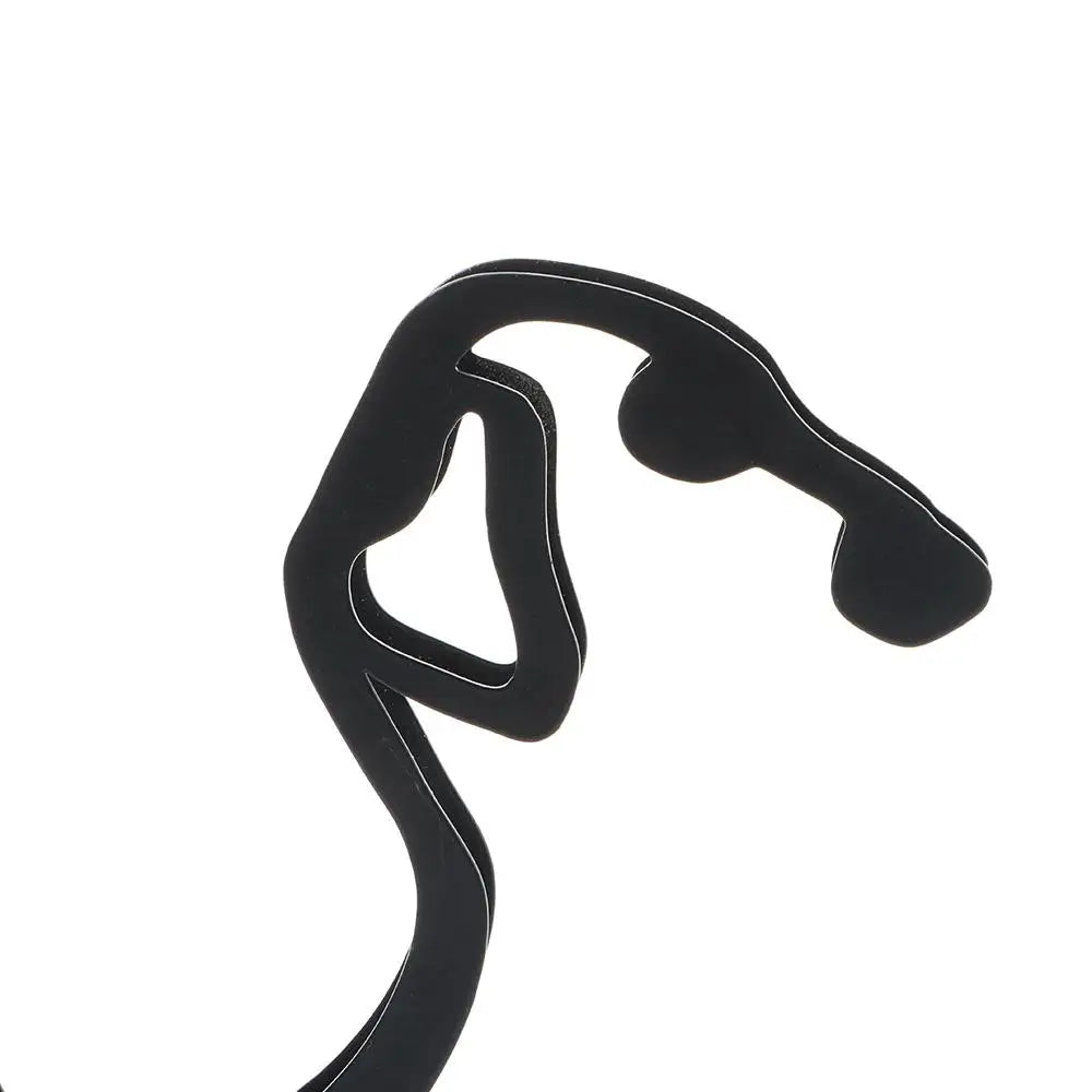 Wrought Iron Handicraft Bulldog Dachshund Labrador Abstract Dog Ornament Modern Animal Sculpture Simple Statue Art Figurine