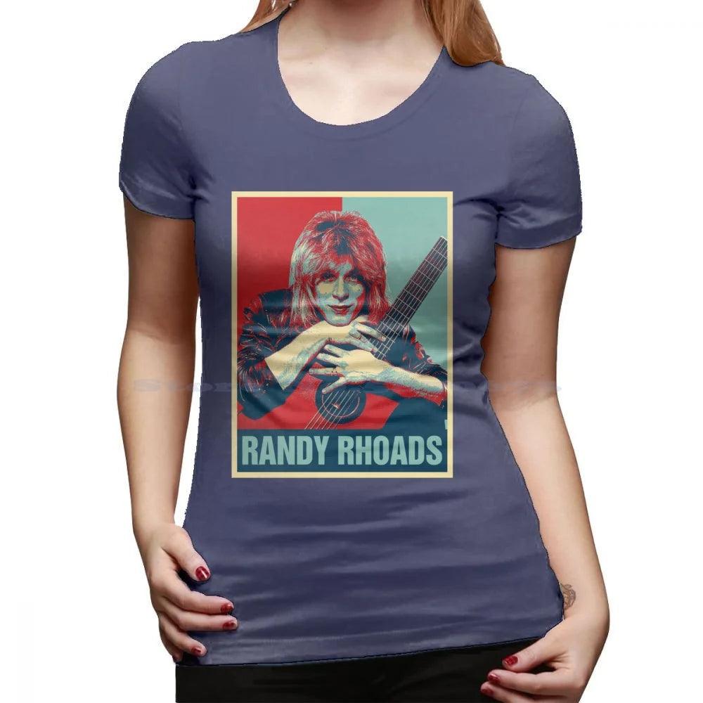 Randy Rhoads Hoodie T Shirt 100% Cotton Tee Retro Hope Style Heavy Metal Quiet Riot Ozzy Osbourne Guitarist - Premium  from Lizard Vigilante - Just $16.99! Shop now at Lizard Vigilante