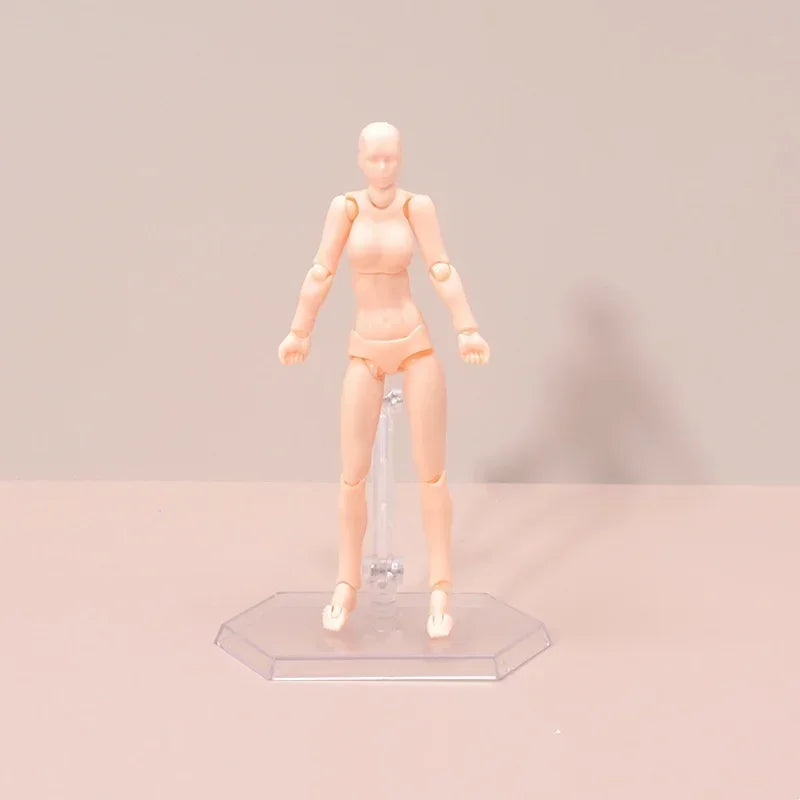 Articulated Human Figma Figurine Drawing Sketch People Statues Art Painting Joint Figurine Sculpture Decoration Desk Accessories
