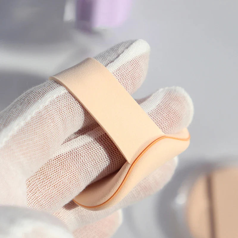 Water Drop Type Air Cushion Powder Puff, Wet And Dry, Double Face Powder Puff, For Liquid Foundation, Concealer, Powder, Purple