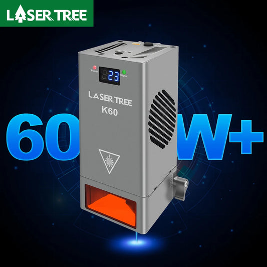 LASER TREE K60 Optical Power 60W Laser Head Adjustable 20W/40W Power Module For CNC Laser Engraver Cutting Woodworking DIY Tools - Premium  from Lizard Vigilante - Just $1838.99! Shop now at Lizard Vigilante