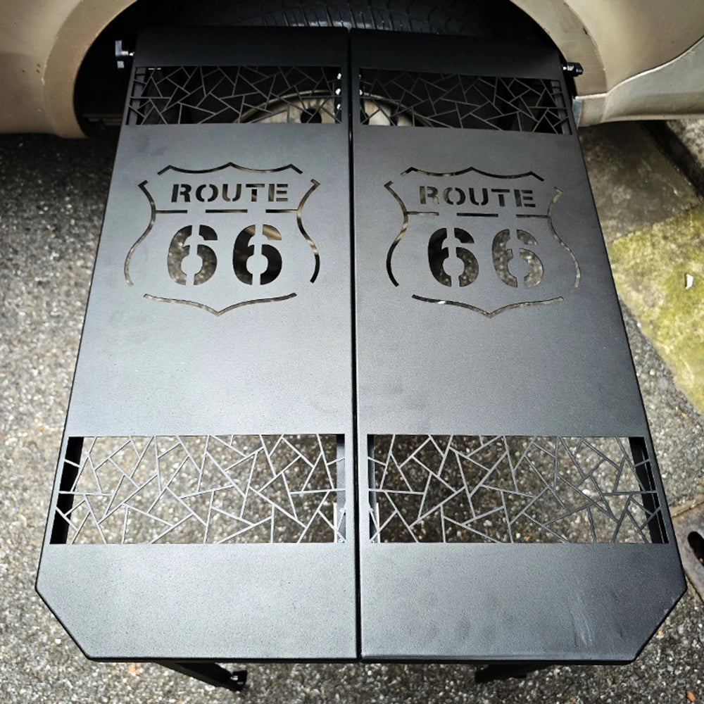 Overdrive Tire-Mount Camping Table — Portable Wheel Desk for Campers, Overlanders & Road Rebels
