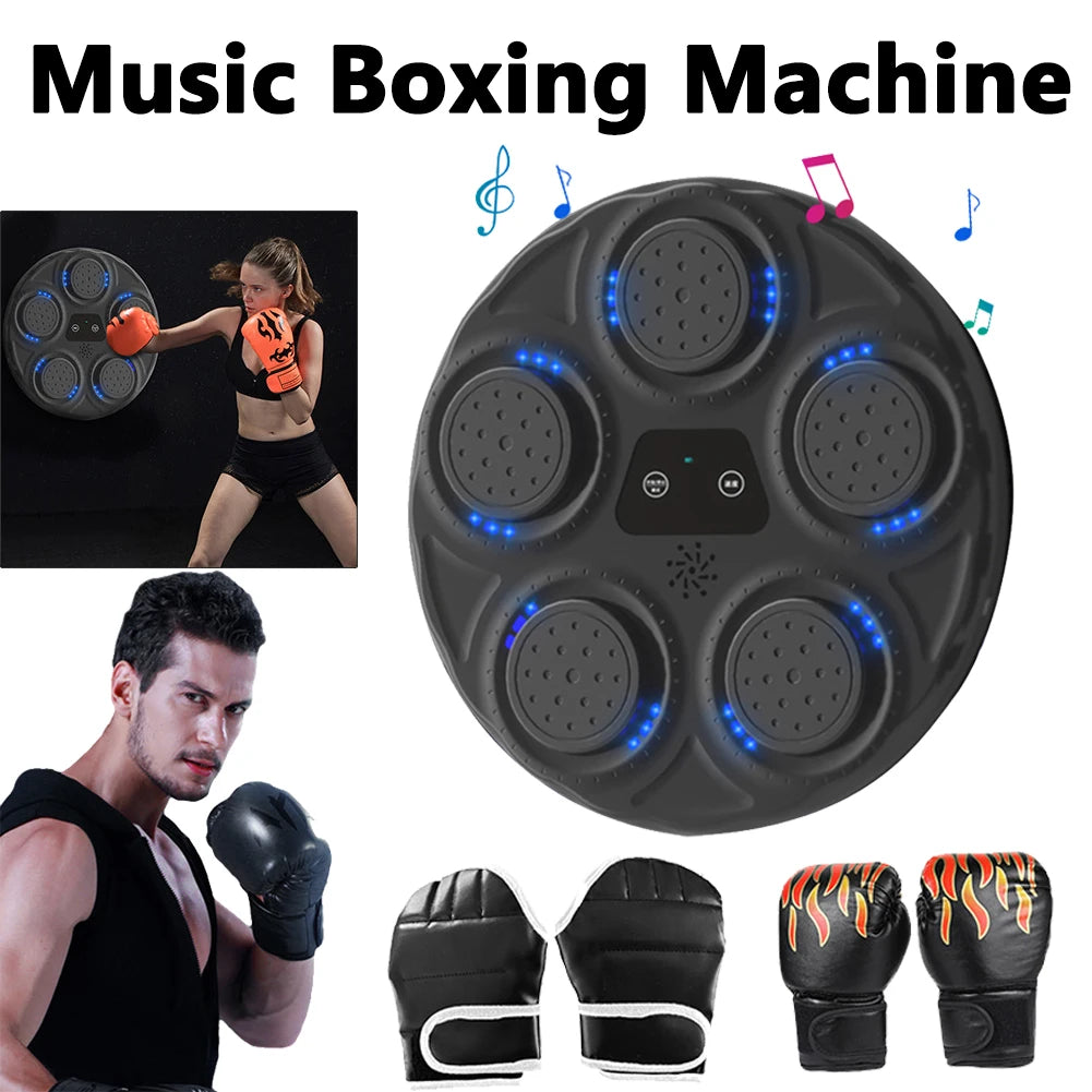 Smart Music Boxing Machine Smart Boxing Game with Lights Boxing Target Workout Machine for Kids Adults Home Exercise - Premium boxing machine from Lizard Vigilante - Just $15.99! Shop now at Lizard Vigilante