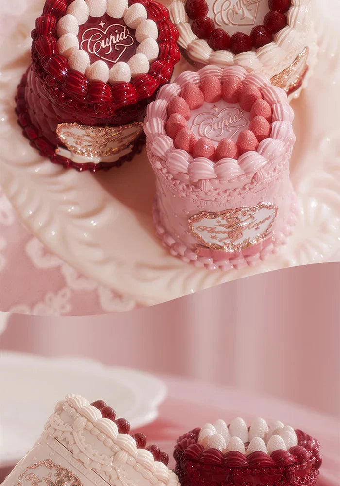 Flower Knows Strawberry Cupid Cake Lip Cream Lip Mud Matte Moisturizing Lipstick Silky Smooth Lip Makeup Professional Cosmetics