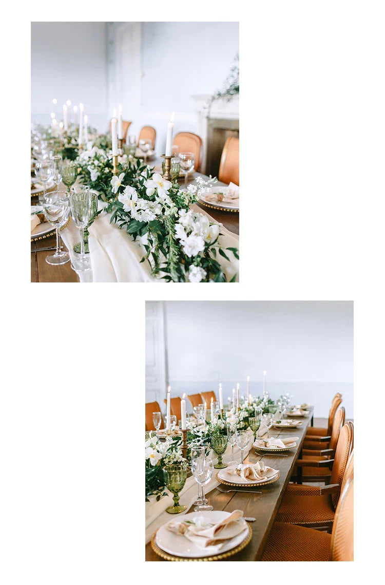 30CM Taper Candle 4 Pack - Home Interior Long Burning Dripless and Smokeless Candles Unscented - Valentines Candles for Home