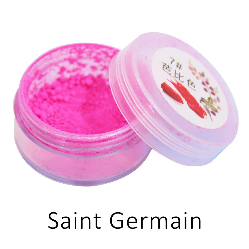 1g Per Bottle Wine Red Color Lipstick Powder for Comestic Makeup Long Lasting Lip Gloss Pigment Mica Powder