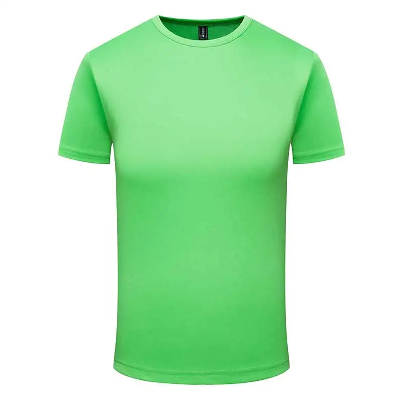 The Ultimate Quick-Dry Round Neck T-Shirt – Large Size Men's & Women's Breathable & Comfy Polyester Tee (Up to 4XL) for Casual Adventures - Premium t-shirt from Lizard Vigilante - Just $23.88! Shop now at Lizard Vigilante