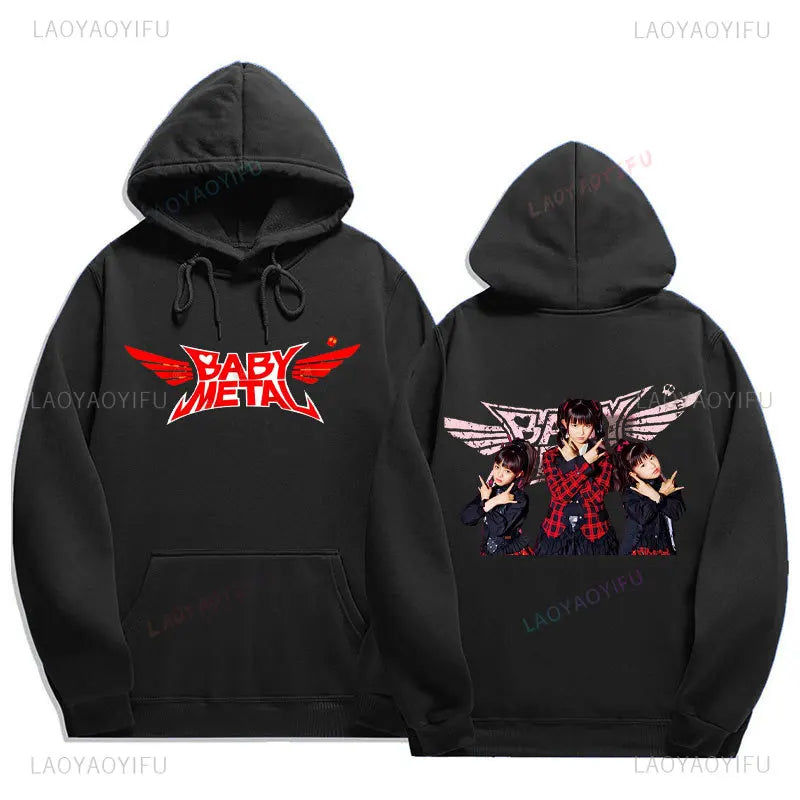 Babymetal Metal Galaxy Death Metal Band Sweatshirt - Unisex Hoodies for Autumn & Winter - Premium Long-sleeve hoodie from Lizard Vigilante - Just $43.88! Shop now at Lizard Vigilante