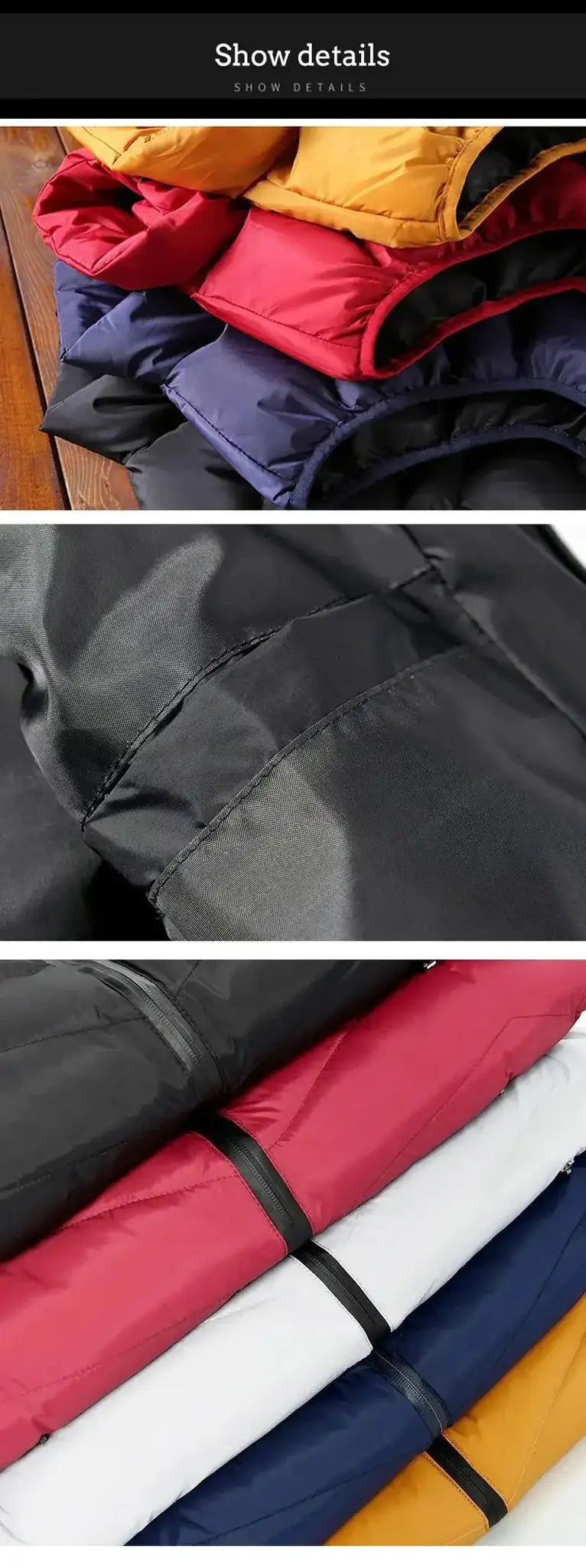 2024 New Puffer Sleeveless Coats Mens Solid Color Down Jacket Winter Warm Vest Jacket Men Waistcoat Outwear Windbreaker Clothing