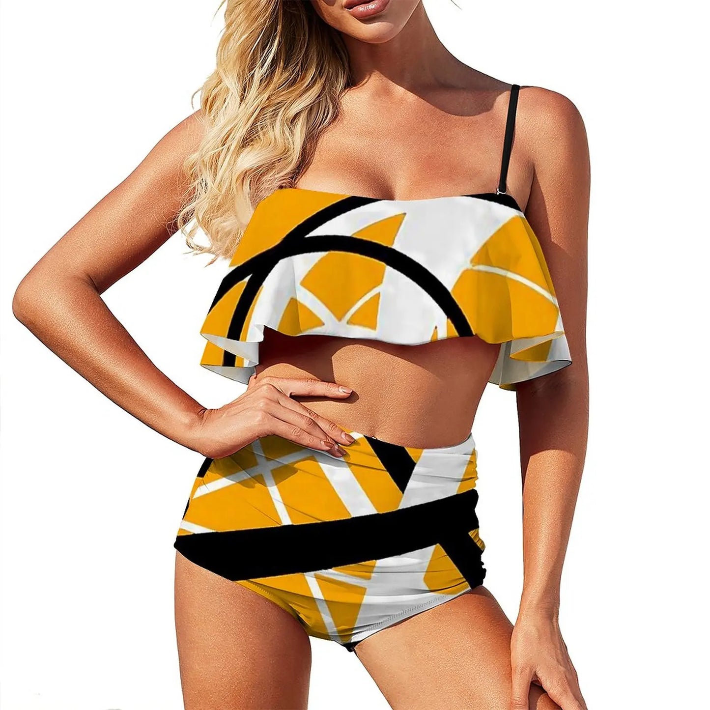 Van Halen Bikini Set: Ah Yeah Beautiful Girls - Premium bikini from Lizard Vigilante - Just $58.88! Shop now at Lizard Vigilante