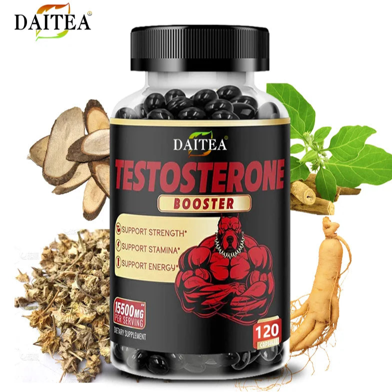 Natural Energy Supplement for Men - Boost Strength, Energy - Endurance Test Supplement, Muscle Growth - Premium  from Lizard Vigilante - Just $31.99! Shop now at Lizard Vigilante