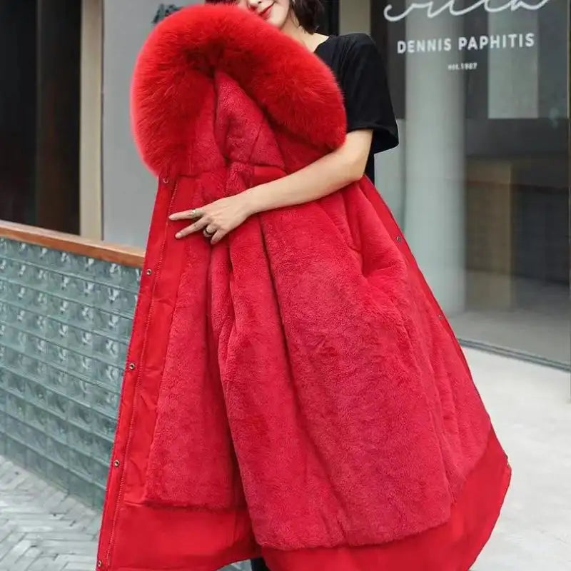 New In Coats & Jackets Women's Winter Padded Jacket Loose Casual Outerwears Fleece Hodded Windbreaker Elegant Office Lady's Coat