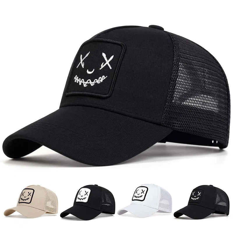 Unisex XX Embroidery Mesh Baseball Cap – Adjustable Sunscreen Hat for Casual Outdoor Travel - Premium hat from Lizard Vigilante - Just $25.99! Shop now at Lizard Vigilante