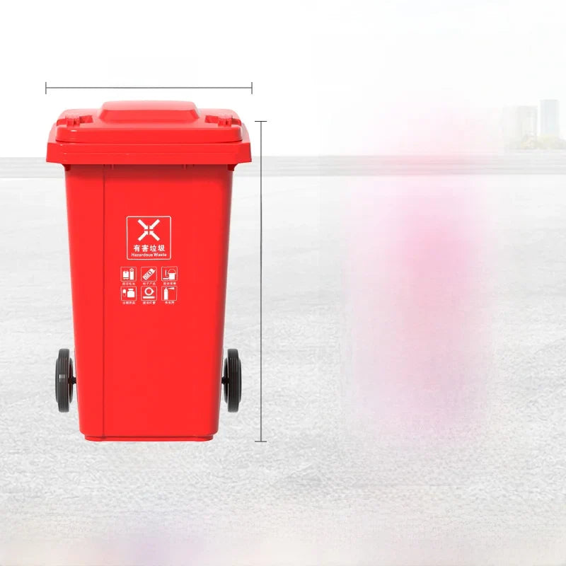 Large Capaci Outdoor Kitchen Waste Bin 240L with Wheels for ering Commercial Use Big Size Tra Can Recycling Bin