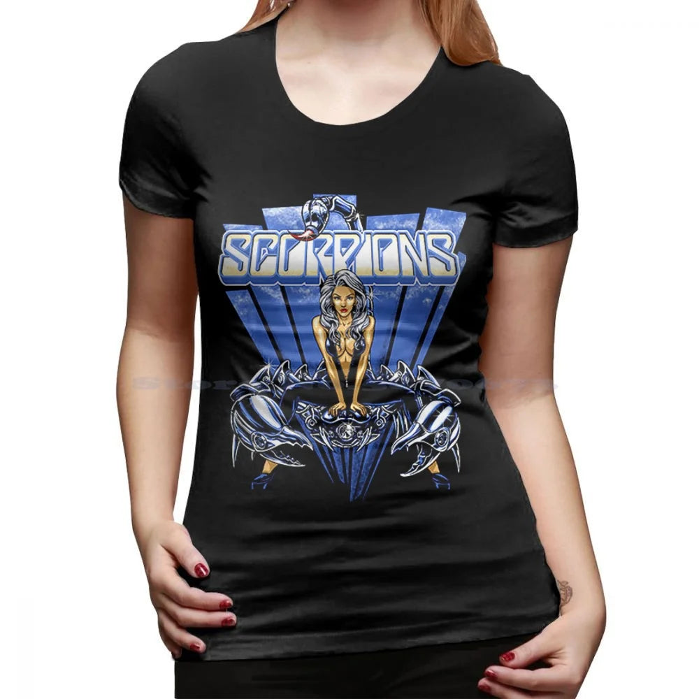 The Scorpions German Band T Shirt 100% Cotton Tee German Band - Premium T-Shirt from Lizard Vigilante - Just $38.99! Shop now at Lizard Vigilante