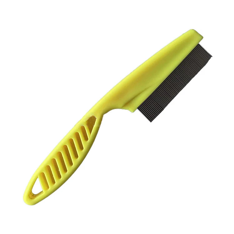 Pet Hair Stainless Steel Flea Comb for Cat Dog Pet Shedding Comb Comfort Cats Flea Hair Grooming Comb Dog Cat Fur Removal Brush - Premium pet comb from Lizard Vigilante - Just $12.99! Shop now at Lizard Vigilante