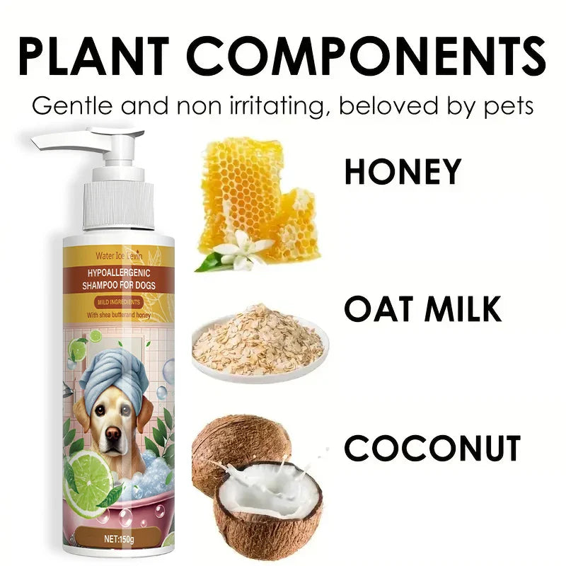 Pet Shampoo - Neutral Deep Cleansing Pet Bathing with Fresh Fragrance, Moisturizing, Removing Odor, Suitable for Cats and Dogs, Keeping Clean Hair, Smooth and Shiny