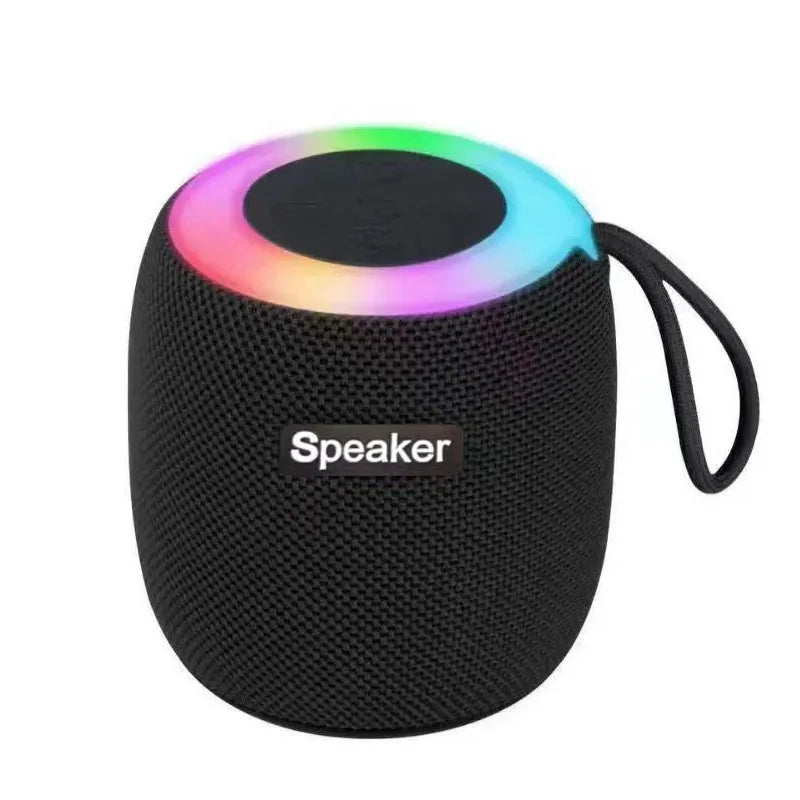 Outdoor portable wireless Bluetooth speaker, subwoofer, car and home with colorful lights, atmospheric small mini speaker