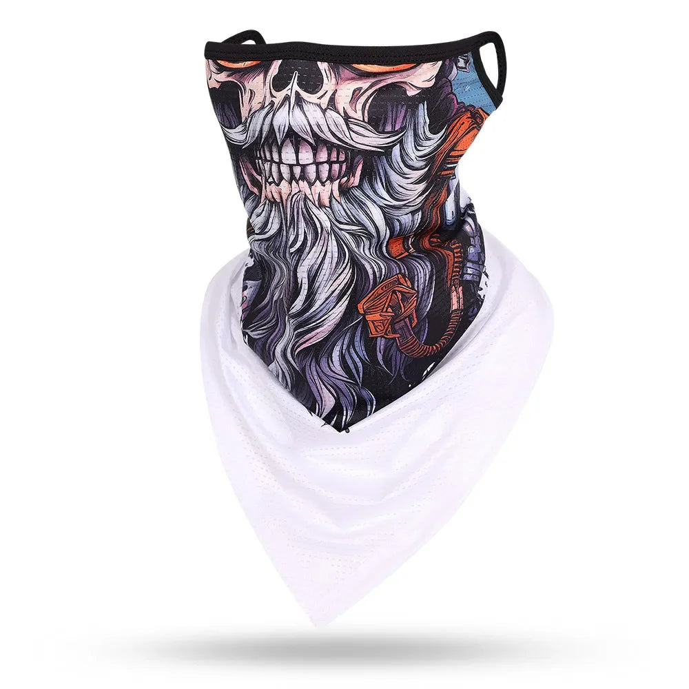 Beard Skull Face Balaclava - Versatile Protective Mask for Men and Women - Premium face mask from Lizard Vigilante - Just $17.99! Shop now at Lizard Vigilante