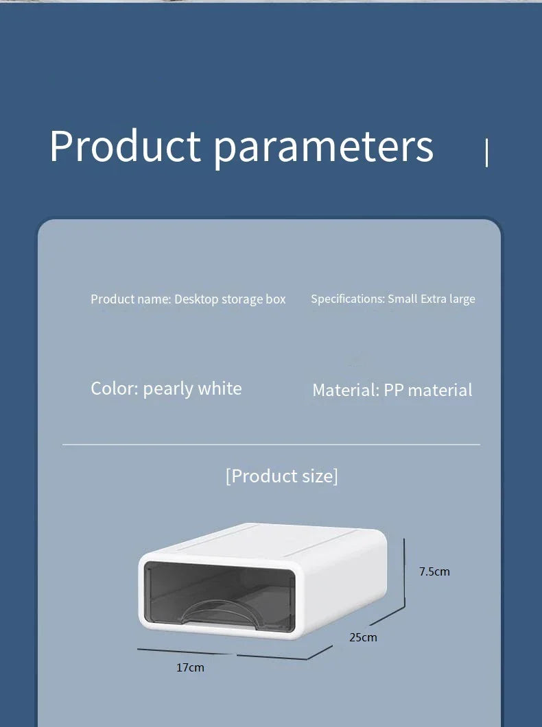 Storage Drawers Desk Organizer Box Desk Stationery Drawer Storage Toiletries Organizer Box Clutter Desk Shelving Home Storage