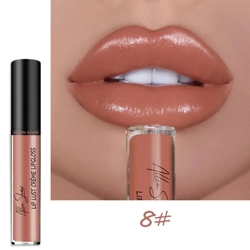 Sexy Women Liquid Lipstick Waterproof Long Lasting Moist Lip Gloss Tint Colorful Lipgloss Women Makeup maquiagem