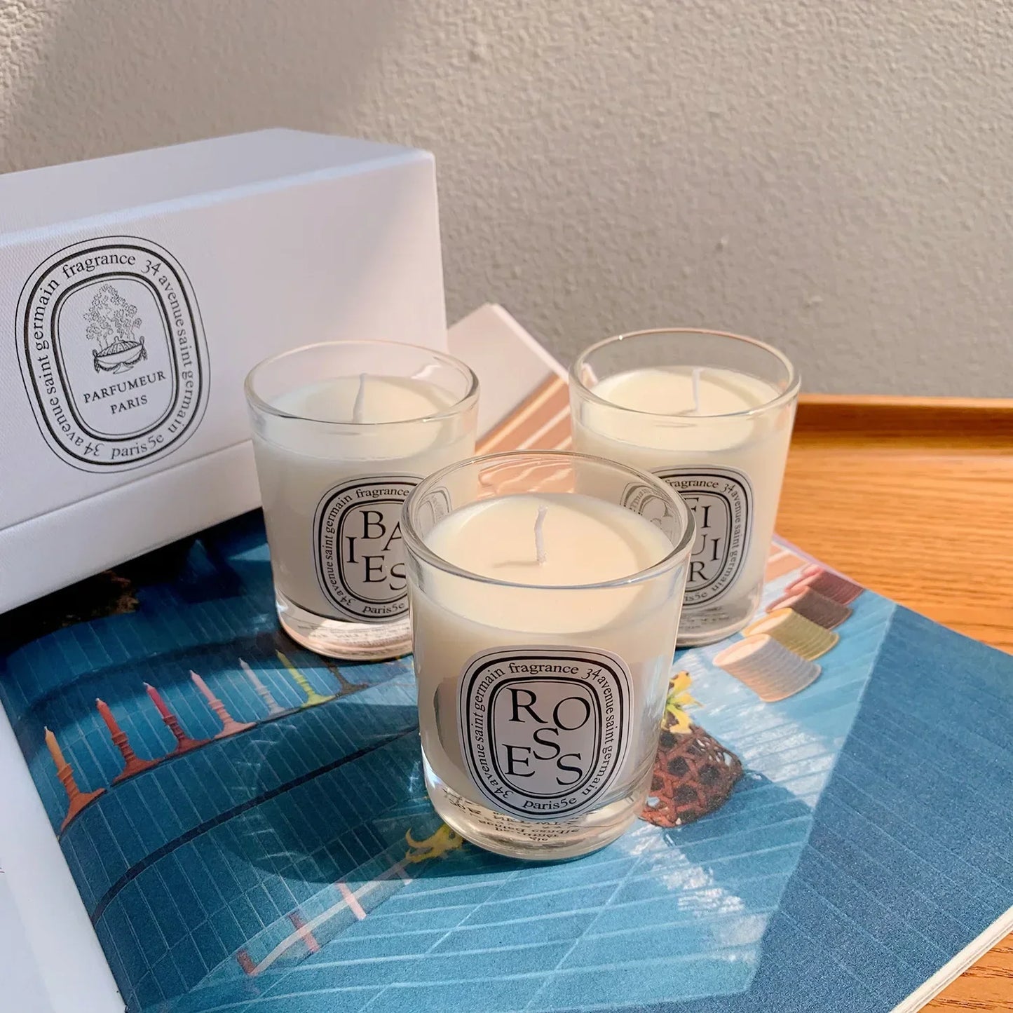 Aromatherapy Candle Natural Plant Scented Candles French Fragrance Fresh And Elegant Lasting Air Companion Aroma Gift