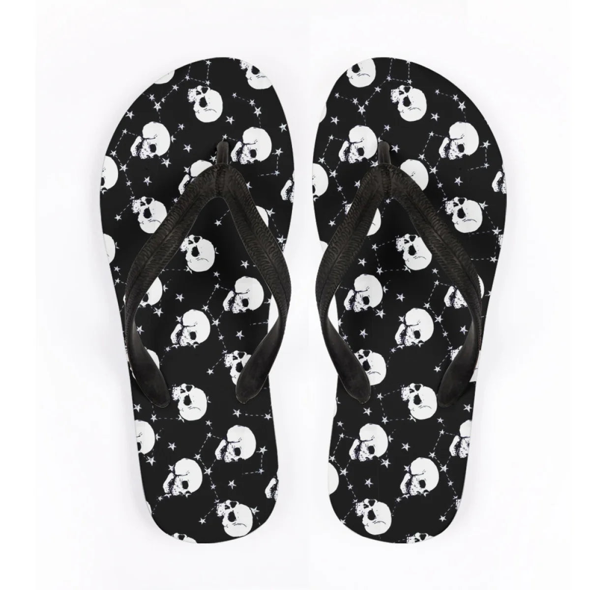 Men's Beach Skull Flip Flops Soft Non-Slip Summer Slippers Punk Hip Hop Sandals for Men & Boys - Premium sandals from Lizard Vigilante - Just $28.88! Shop now at Lizard Vigilante