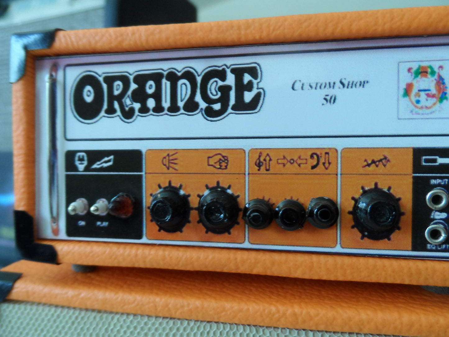 Orange Crush Amplifier & Head 1:4 Scale Replica ~New~