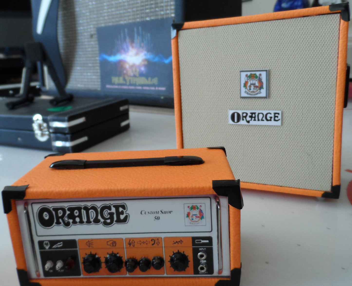 Orange Crush Amplifier & Head 1:4 Scale Replica ~New~
