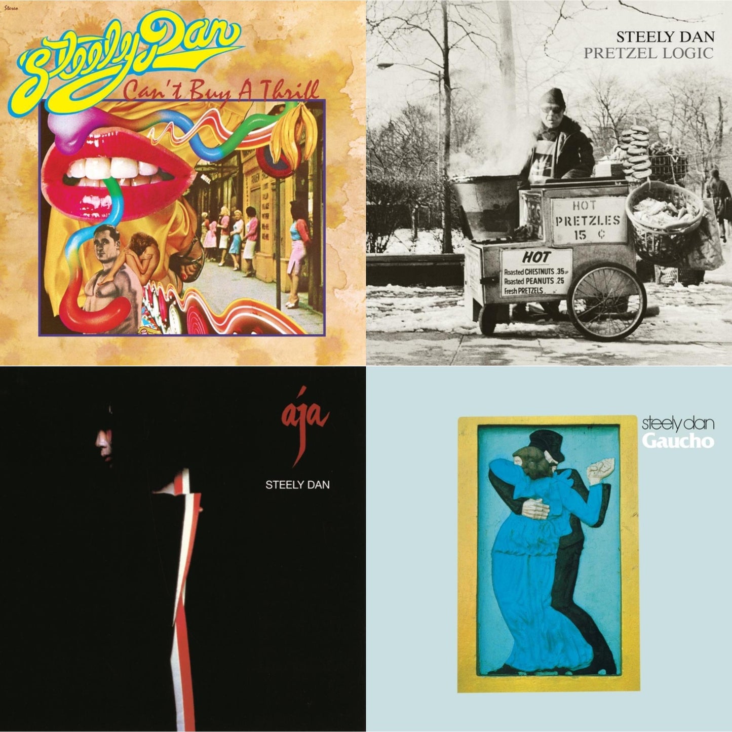 Steely Dan - Gaucho & Pretzel Logic & Aja & Can't Buy A Thrill (180G) - LP Vinyl Bundle