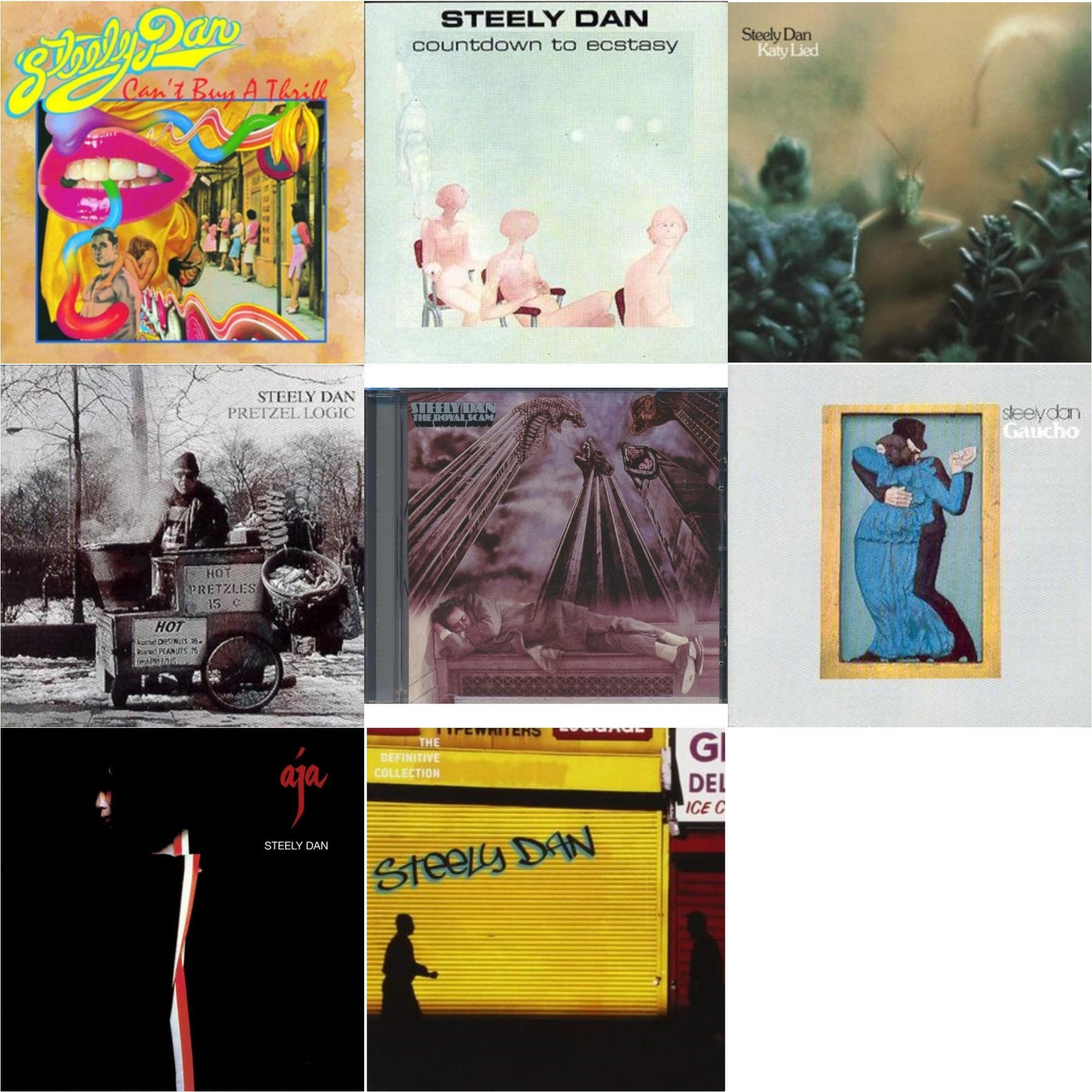 Can't Buy A Thrill & Countdown To Ecstasy & Katy Lied & Pretzel Logic & Royal Scam & Gaucho & Aja & Definitive Collection