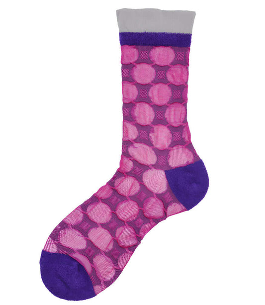Alto Milano Fuchsia Selena Short Socks
