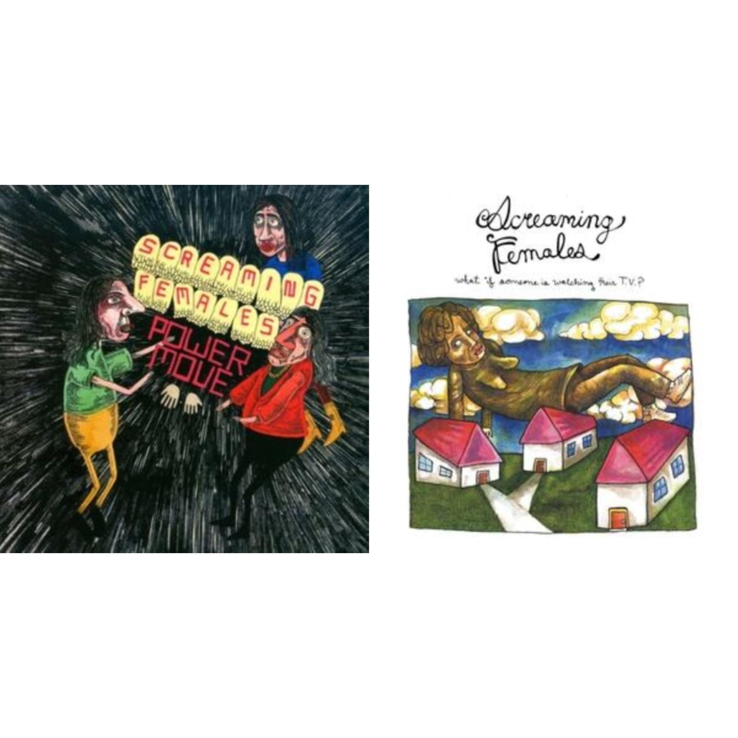 What If Someone Is Watching Their Tv? (Maroon LP Vinyl) & Power Move (Green LP Vinyl)