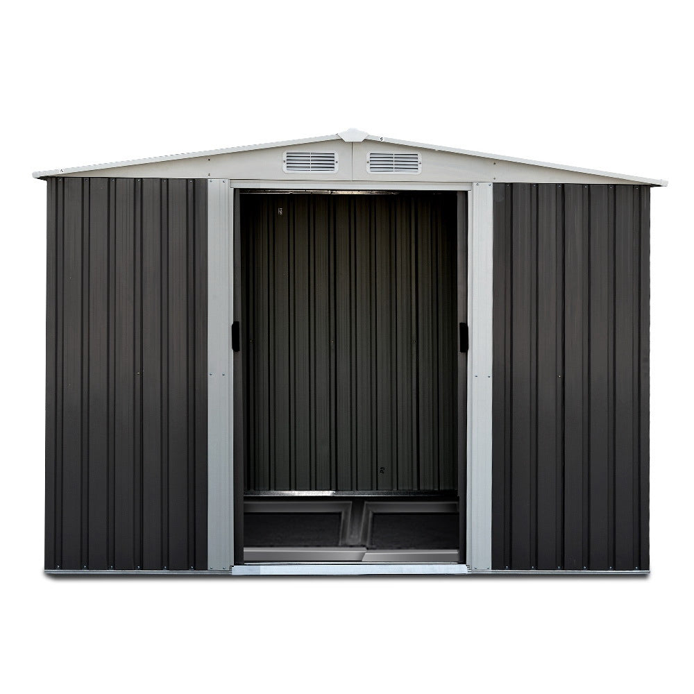 NNEDSZ Garden Shed Outdoor Storage Sheds Tool Workshop 2.58X2.07M with Base