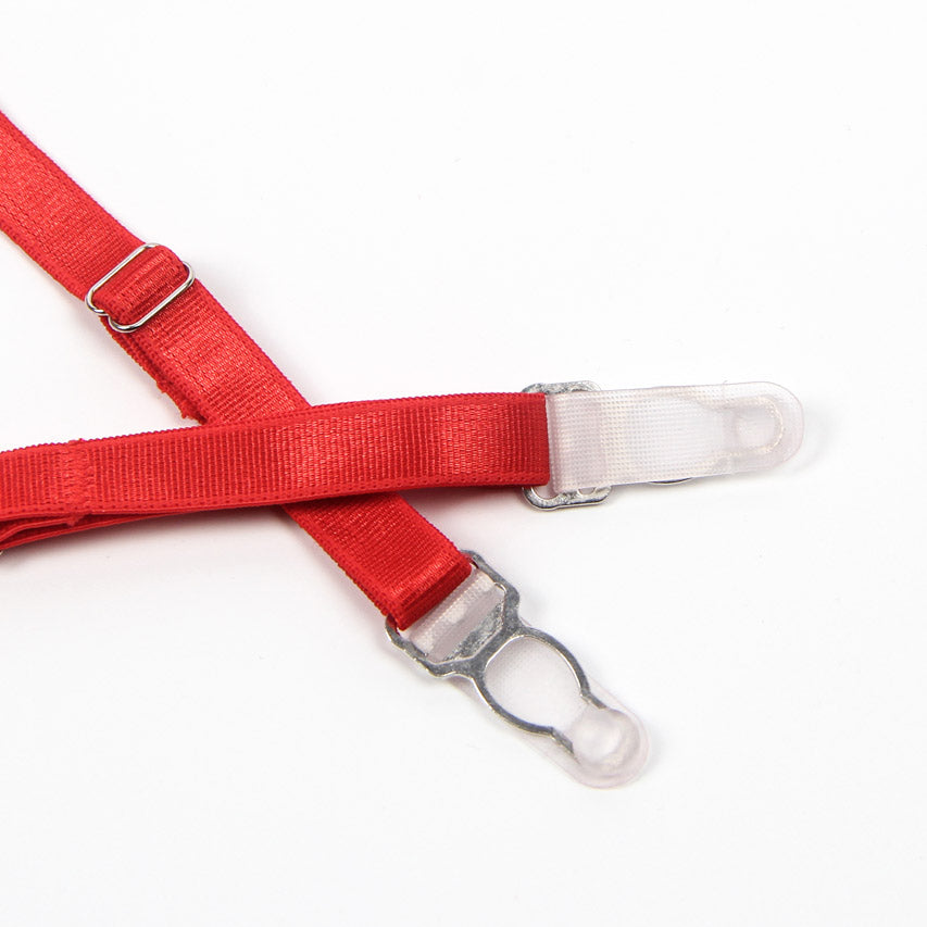 Feather Lace Chain Lingerie Bra Set